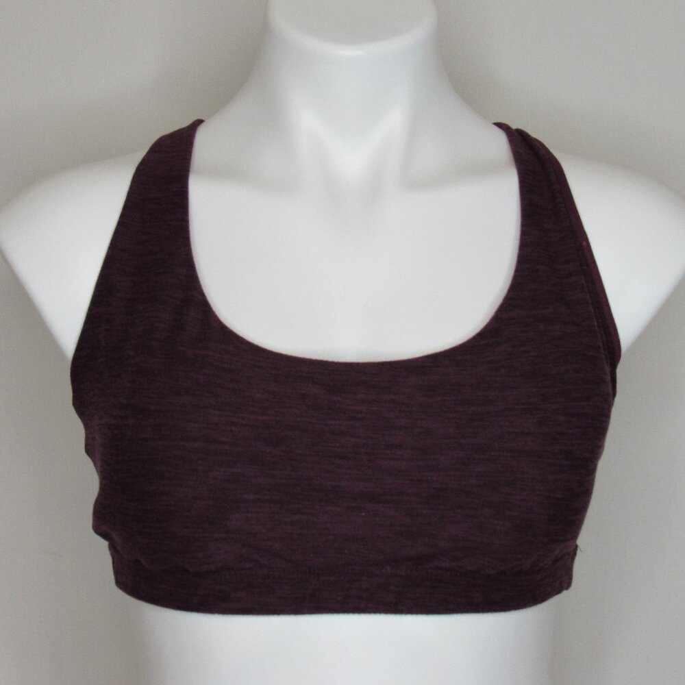 Victoria's Secret Burgundy Red Lattice Back Bralette Women's L Large